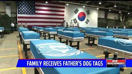 Family Reunited with Father's Korean War Dog Tags