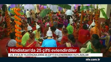 25. evlilik yıl dönümlerini kutlamak için sıra dışı bir yol seçtiler