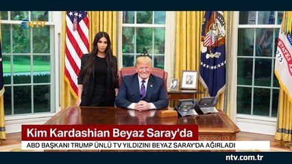 Trump Beyaz Saray'da Kim Kardashian'ı ağırladı