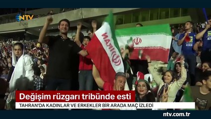 Değişim rüzgarı tribünde esti (İran'da Dünya Kupası coşkusu)