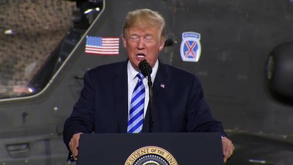 Trump delivers remarks, signs defense bill