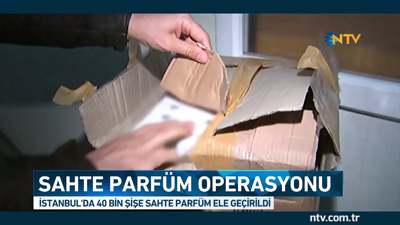 İstanbul'da 40 bin şişe sahte parfüm ele geçirildi (Piyasa değeri 1 milyon 400 bin TL)