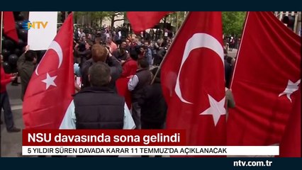 NSU davasında sona gelindi (437 duruşma yapıldı, 765 tanık ve 56 uzman dinlendi)