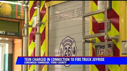 15-Year-Old Arrested for Burglarizing Fire Station, Taking Fire Truck on Joyride