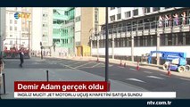 ''Demir Adam'' gerçek oldu... (Jet kıyafeti kullanmak cesaret istiyor)