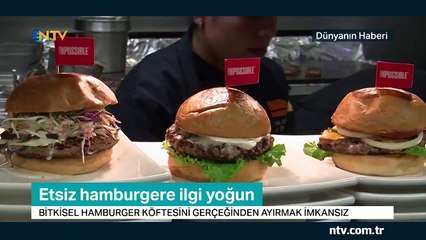 Bu hamburger köftesinde tek gram et yok! (400 milyon dolara mal oldu)