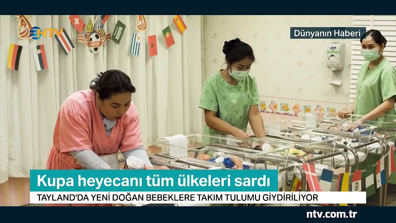 Dünya Kupası heyecanı tüm ülkeleri sardı (Tayland'daki bir doğumhaneden ilginç görüntüler)