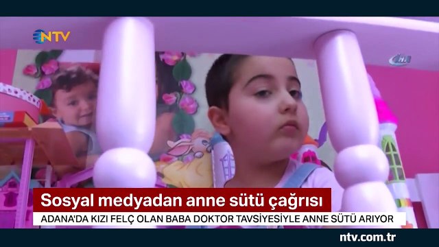 Sosyal medyadan ''Anne sütü'' kampanyası... (Kızı felç olan baba anne sütü arıyor)