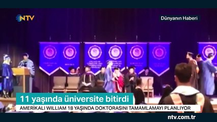 11 yaşında üniversite bitirdi (Yaşıtları, ortaokula gidiyor)