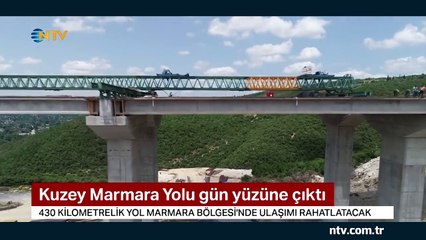 Kuzey Marmara Otoyolu gün yüzüne çıktı