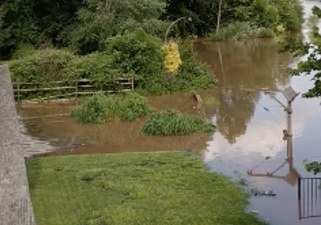 Severe Flooding Swamps Pennsylvania Backyards