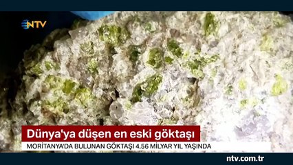 Dünya'ya düşen ilk göktaşı Moritanya'da bulundu
