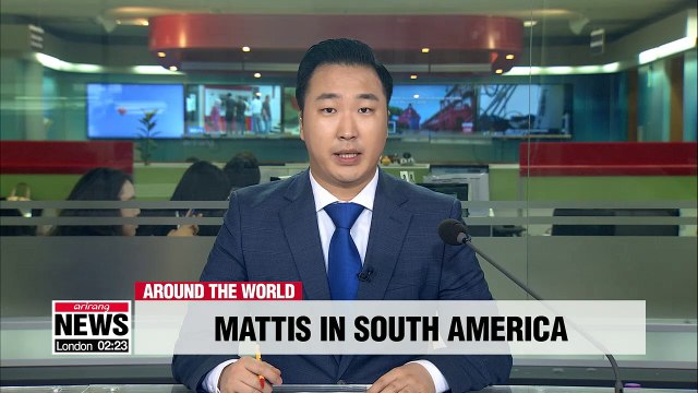 U.S. Defense Secretary Mattis kicks off first trip to South America to boost defense ties