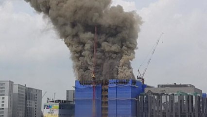 서울 마곡 공사현장에서 불...근로자 150명 긴급 대피 / YTN