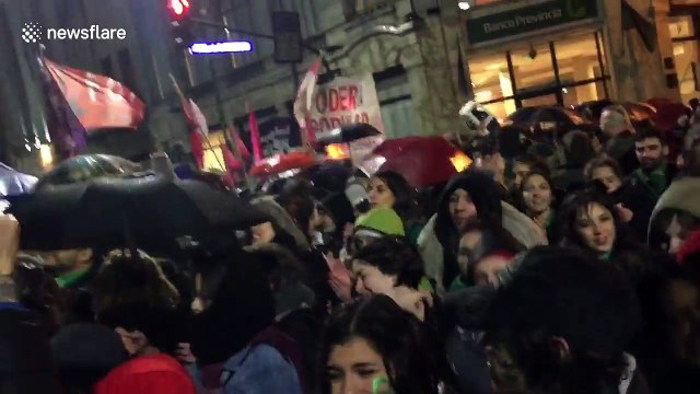 Argentina senate's rejection of abortion bill sparks anger among pro-choice supporters