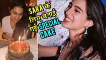 Saif Ali Khan's Daughter Sara Ali Khan Cutting Her Birthday Cake
