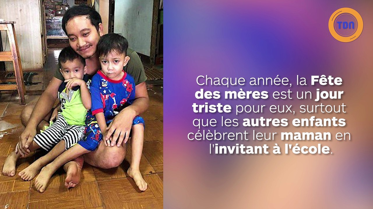 Ce papa célibataire arrive en robe à l’école pour que ses fils puissent célébrer la Fête des mères