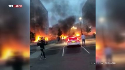 İsveç'te molotof saldırısı: 80 araç ateşe verildi