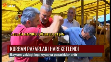 Kurban pazarları hareketlendi
