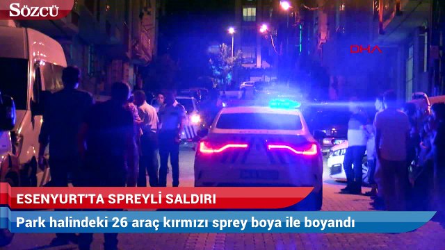 Esenyurt’ta spreyli saldırgan mahalleliyi sokağa döktü