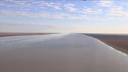 هذا الصباح- بحيرة أيوراي.. امتلاؤها النادر يحولها لمعلم سياحي