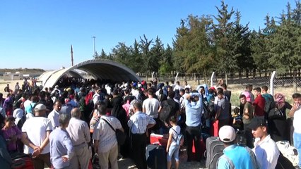 Suriyeliler bayram tatili için ülkelerine gitmeye devam ediyor