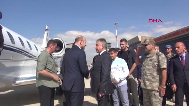 Hakkari Bakan Soylu, Astsubay Eşi ile 10 Aylık Bebeğinin Şehit Olduğu Bölgede Hd