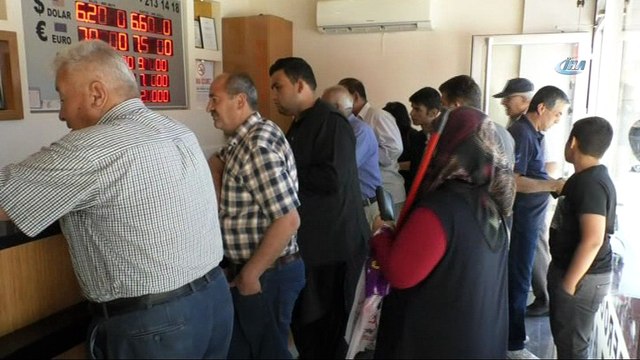 - Kırşehirliler, döviz bürolarına akın etti