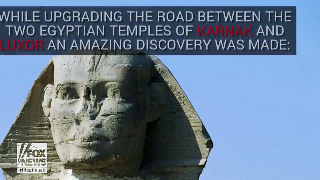 Second Sphinx found in Egypt while fixing roads