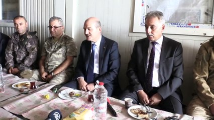 İçişleri Bakanı Soylu, Kalana Üst Bölgesinde incelemelerde bulundu (1) - HAKKARİ