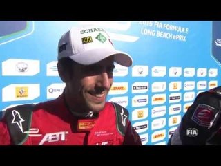 Long Beach ePrix - Lucas di Grassi post-race interview