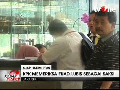 Ahmad Fuad Lubis Diperiksa KPK Sebagai Saksi