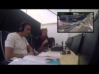 Moscow ePrix from inside the commentary box