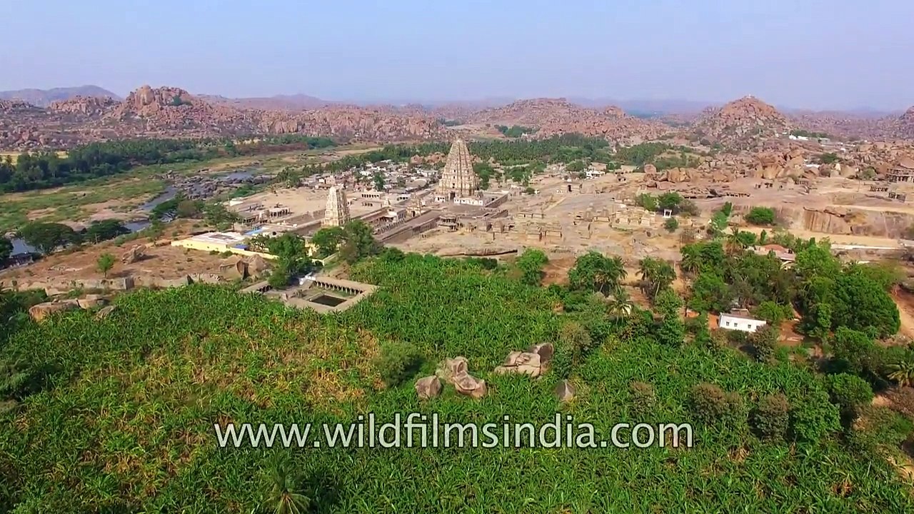 Hampi aerial journey- one of India finest herit...