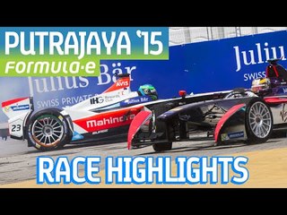 Chaos In Malaysia! Putrajaya 2015 Race Highlights - Formula E