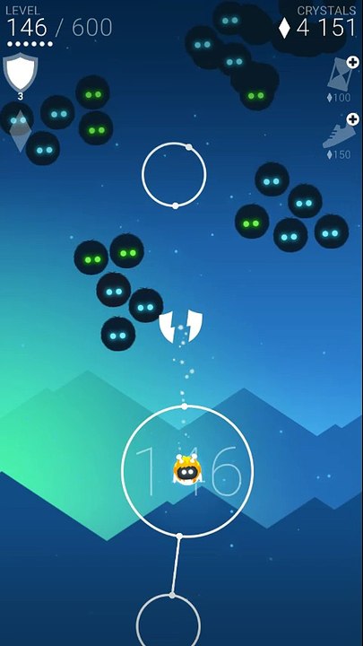 Orbia gameplay - Mountains, levels 145-150