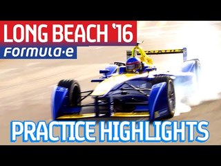 Long Beach 2016 Free Practice Highlights - Formula E