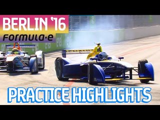 All-Action BMW i Berlin 2016 Free Practice Highlights - Formula E