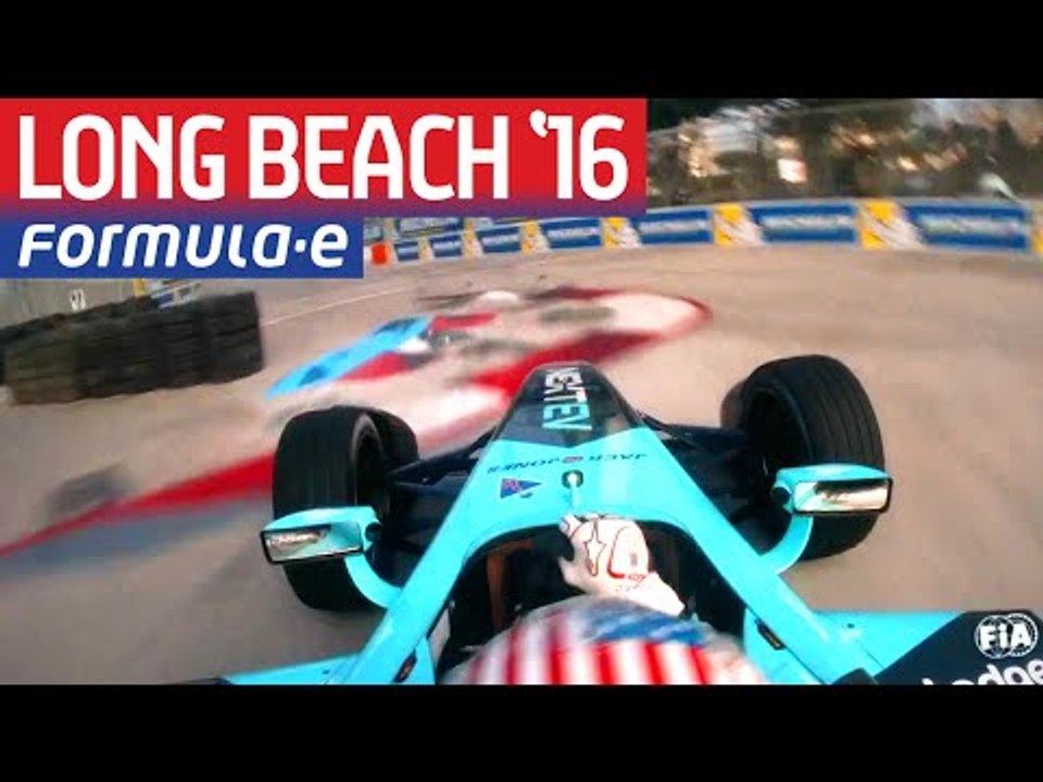 Nelson Piquet Onboard Hot Lap - Long Beach - Formula E