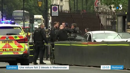 "Il a foncé tout droit" : à Londres, deux blessés après une attaque à la voiture-bélier contre le Parlement