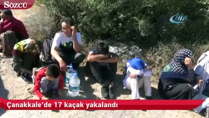Çanakkale’de 17 kaçak yakalandı
