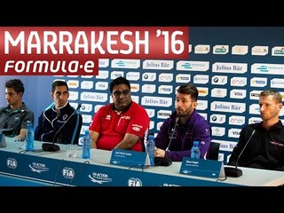 Pre-Race Marrakesh Press Conference - Formula E