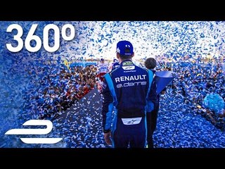Formula E 360° Moments: Marrakesh ePrix Podium!