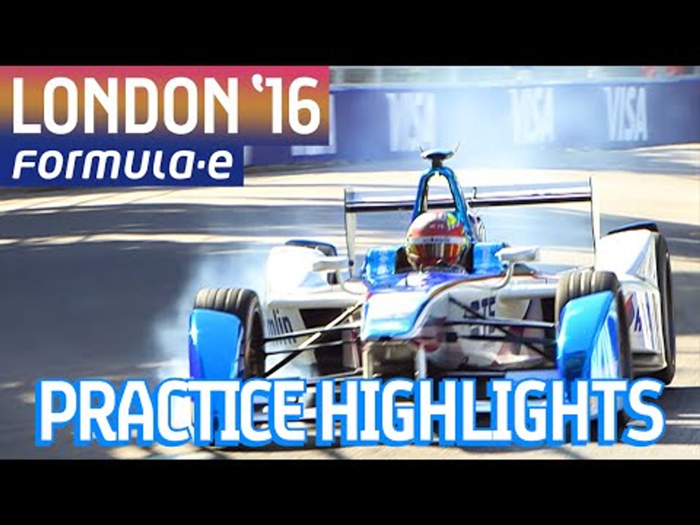 ⁣All-Action London 2016 Free Practice Highlights (Sat) - Formula E