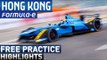HKT Hong Kong Free Practice Highlights - Formula E