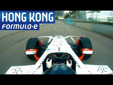 Onboard Lap Of HKT Hong Kong Track - Formula E
