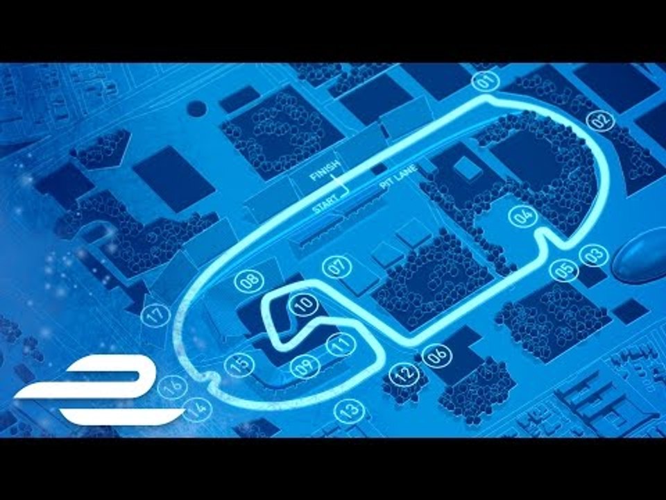 Julius Baer Mexico City ePrix Track Map - Formula E