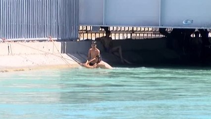 Şanlıurfa'da Sulama Kanalında Gençlerin Tehlikeli Serinliği