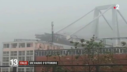 Italie :  un viaduc de l'autoroute A10 s'effondre à Gênes