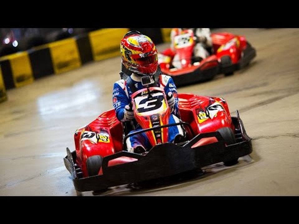 Sim Racers Vs Real Racers! Karting In Vegas - Formula E